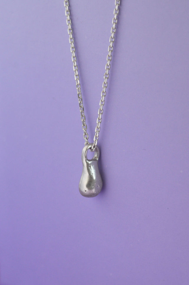 Bean Silver Pendant